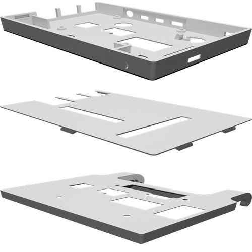 Case umpc per raspberry 4 - case,