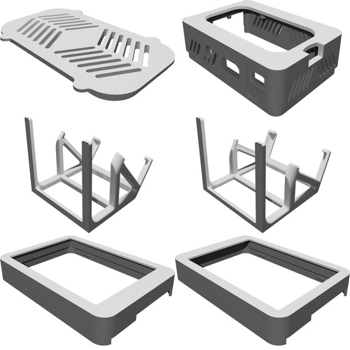 Custodia ventilata con - custodia,