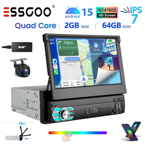 Dab 64g din 7 - dab+, pollici