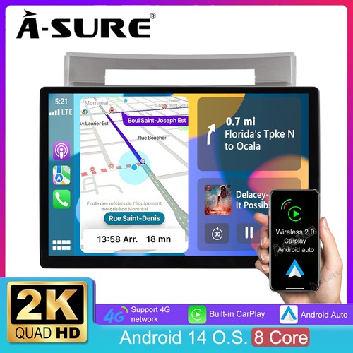 Autoradio 4g 64g android - 13.1", 4g+64g