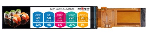 Display lcd tipo barra 71 - tipo, 3,71